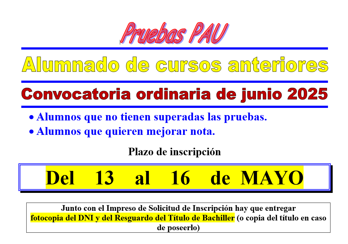 CARTEL REPETIDORES ORDINARIA